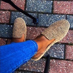 Cheetah Print Mules
